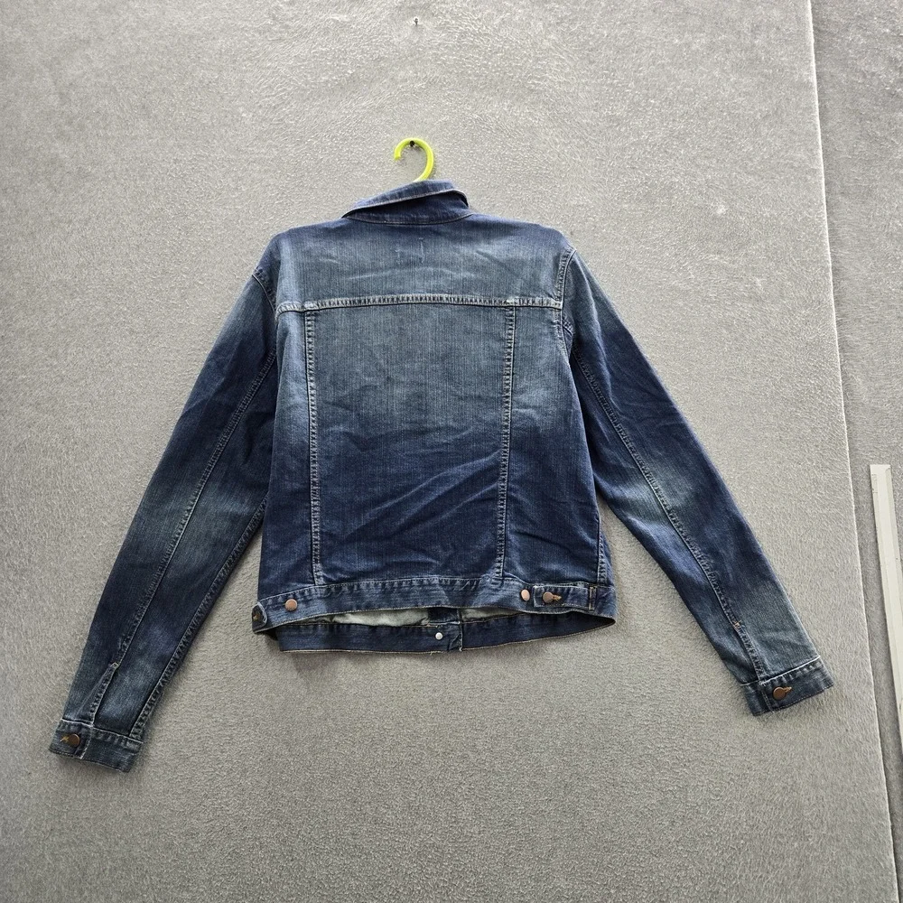Gap Women Jacket XL Blue Denim Jacket Classic Trucker Y2K